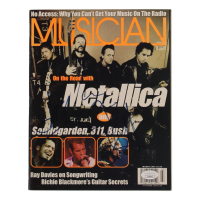 Jason Newsted & Kirk Hammett Signed "Musician" Magazine Cover (JSA) at PristineAuction.com