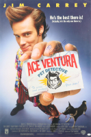Jim Carrey Signed "Ace Ventura: Pet Detective" 28x36 Movie Poster Inscribed "To Stephanie" (ACOA) at PristineAuction.com