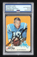 Johnny Unitas Signed 1969 Topps #25 (PSA) at PristineAuction.com