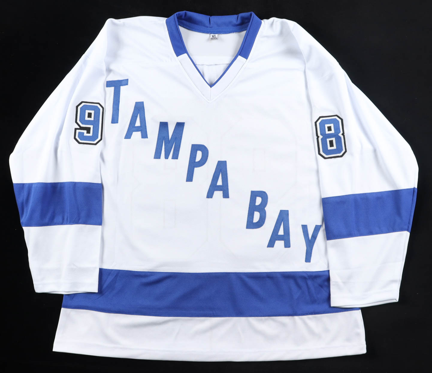 Mikhail Sergachev Signed Jersey Inscribed "2x SC Champ" (JSA) at PristineAuction.com Mikhail Sergachev Signed Jersey Inscribed "2x SC Champ" (JSA) at PristineAuction.com