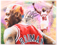 Dennis Rodman Signed Bulls 16x20 Photo (JSA) at PristineAuction.com