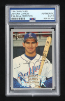 Johnny Damon Signed 1993 Fleer Excel #6 (PSA) at PristineAuction.com