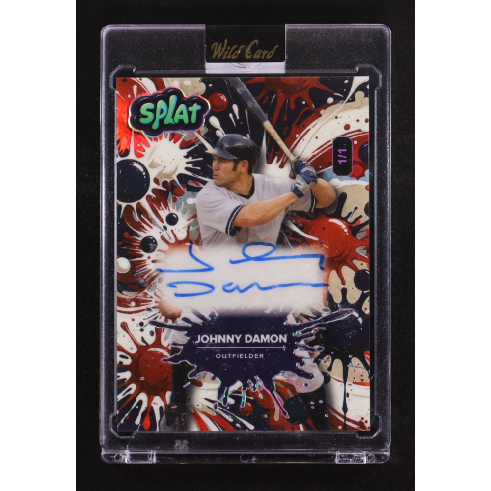 Johnny Damon 2024 Wild Card Splat Autograph #SUSVINb03-JDA #1/1 at PristineAuction.com