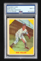 Bob Feller Signed 1960 Fleer #26 (PSA | Auto Grade 9) at PristineAuction.com