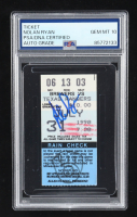 Nolan Ryan Signed "300th Win" 1990 Original Game Ticket (PSA) at PristineAuction.com