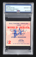 Nolan Ryan Signed "World Series" 1969 Original Game 2 Ticket (PSA) at PristineAuction.com