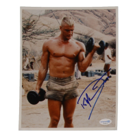 Dolph Lundgren Signed "Universal Soldier" 8x10 Photo (ACOA) at PristineAuction.com