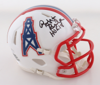 Robert Brazile Signed Oilers Speed Mini Helmet Inscribed "HOF 18" (Schwartz) at PristineAuction.com