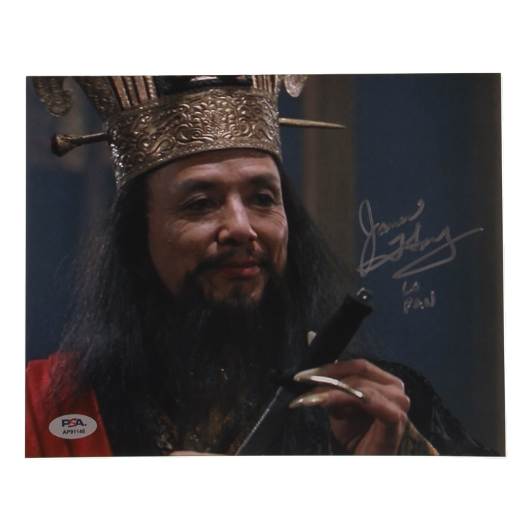 James Hong Signed "Big Trouble in Little China" 8x10 Photo Inscribed "Lo Pan" (PSA) at PristineAuction.com James Hong Signed "Big Trouble in Little China" 8x10 Photo Inscribed "Lo Pan" (PSA) at PristineAuction.com