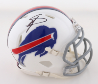 Stefon Diggs Signed Bills Speed Mini Helmet (Beckett) at PristineAuction.com