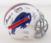 Andre Reed, Thurman Thomas & Jim Kelly Signed Bills Speed Mini Helmet (JSA) at PristineAuction.com