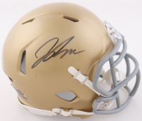 Jaden Greathouse Signed Notre Dame Fighting Irish Speed Mini Helmet (JSA) at PristineAuction.com