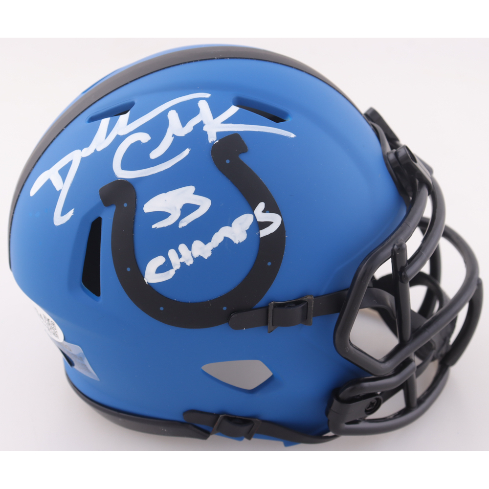 Dallas Clark Signed Colts Rave Alternate Speed Mini Helmet Inscribed "SB Champs" (JSA) at PristineAuction.com