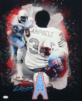 Earl Campbell Signed Oilers 16x20 Photo (JSA) at PristineAuction.com