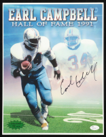 Earl Campbell Signed Oilers 11x14 Photo (JSA) at PristineAuction.com