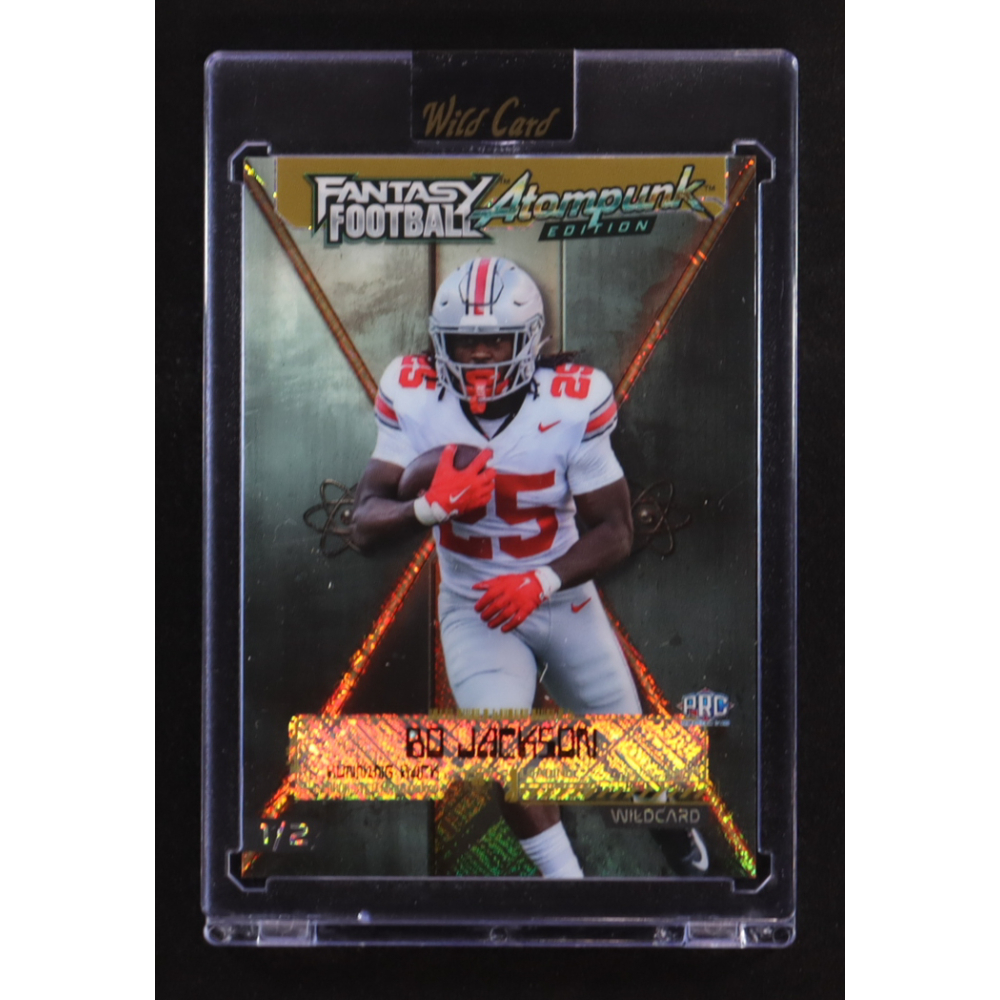 Bo Jackson 2026 Wild Card Fantasy Football Atompunk Edition #FAPGD3-BJ #1/2 at PristineAuction.com