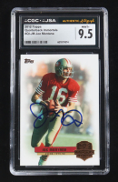 Joe Montana Signed 2012 Topps Quarterback immortals #QI-JM (CGC 9.5 | Auto 10) at PristineAuction.com