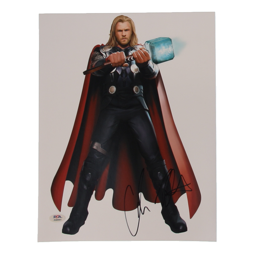 Chris Hemsworth Signed "Thor" 11x14 Photo (PSA) at PristineAuction.com Chris Hemsworth Signed "Thor" 11x14 Photo (PSA) at PristineAuction.com