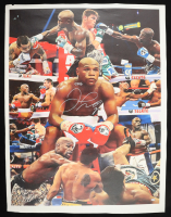 Floyd Mayweather Jr. Signed Canvas Roll Inscribed "TMT" & "TBE" (PSA) at PristineAuction.com