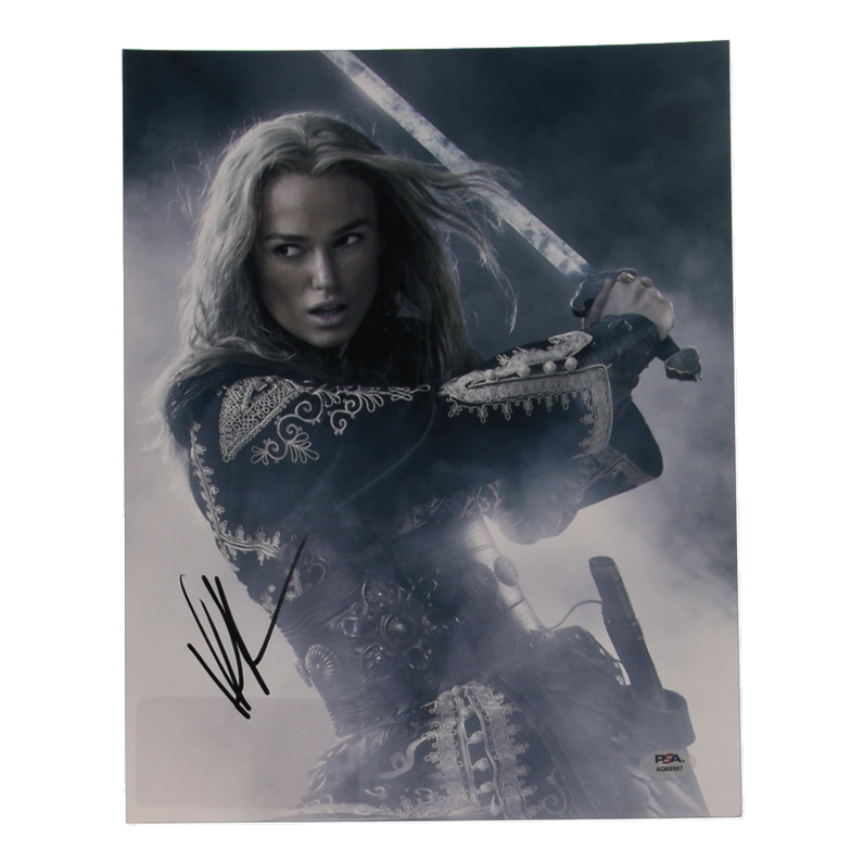 Kiera Knightley Signed "Pirates of the Caribbean" 11x14 Photo (PSA) at PristineAuction.com Kiera Knightley Signed "Pirates of the Caribbean" 11x14 Photo (PSA) at PristineAuction.com