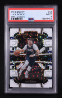 Luka Doncic 2023 Panini Select Concourse White Disco #51 #22/75 (PSA 9) at PristineAuction.com