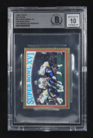 Joe Montana Signed 1982 Topps Stickers #9 Super Bowl XVI (BGS | Auto 10) at PristineAuction.com