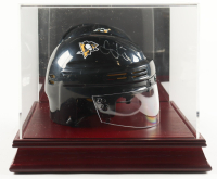 Jaromir Jagr Signed Penguins Mini Hockey Helmet with Display Case (Beckett) at PristineAuction.com