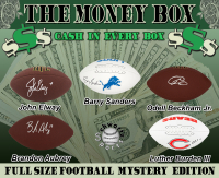 $$ THE MONEY BOX $$ Football Signed Mystery Box - Series 8 (Limited to 150) - Schwartz Sports at PristineAuction.com