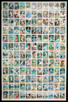 1989 Topps Baseball Uncut Trading Card Sheet of (132) Cards at PristineAuction.com