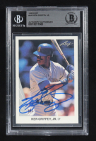 Ken Griffey Jr. Signed 1990 Leaf #245 (BGS) at PristineAuction.com
