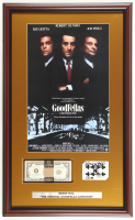 Henry Hill Signed "Goodfellas" Custom Framed Playing Card Display with Poster Print & Replica Prop Money Stack (PSA) at PristineAuction.com