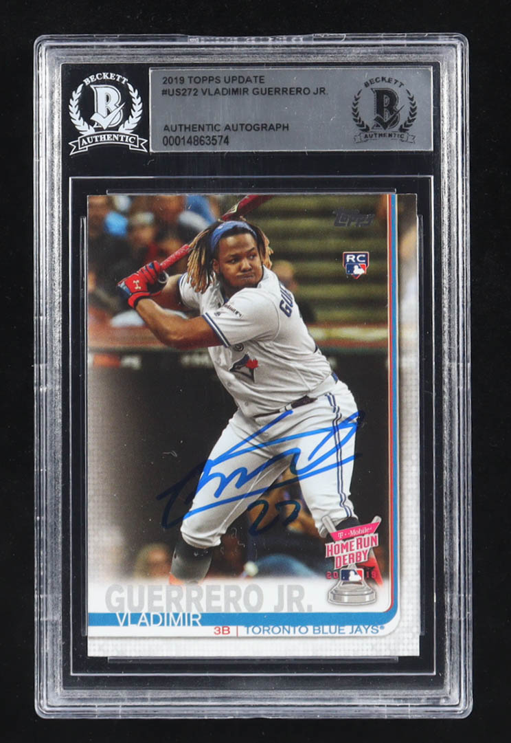 Vladimir Guerrero Jr. Signed 2019 Topps Update #US272 (BGS) at PristineAuction.com Vladimir Guerrero Jr. Signed 2019 Topps Update #US272 (BGS) at PristineAuction.com