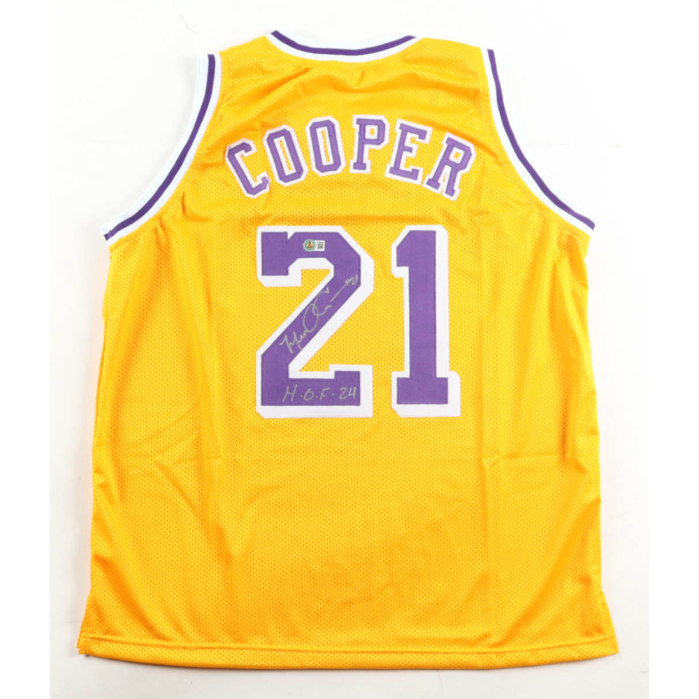 Michael Cooper Signed Jersey Inscribed "H.O.F. 24" (Beckett) at PristineAuction.com