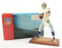 Troy Aikman Cowboys Vintage Ceramic Statue In Original Packaging at PristineAuction.com