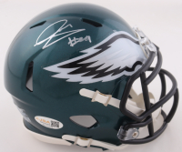 Andrew Mukuba Signed Eagles Speed Mini Helmet (JSA) at PristineAuction.com