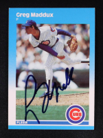 Greg Maddux 1987 Fleer Auto #181 RC at PristineAuction.com