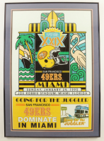 49ers Super Bowl XXIX Custom Framed Poster Display at PristineAuction.com