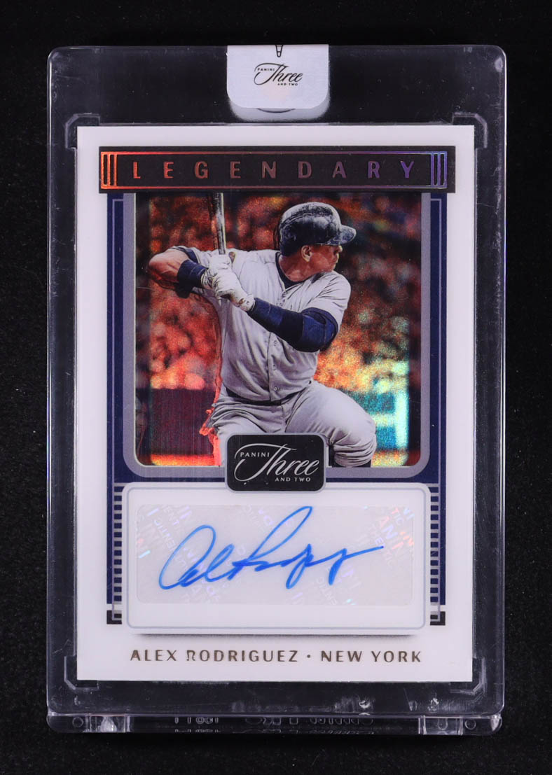 Alex Rodriguez 2022 Panini Three and Two Legendary Signatures Holo Gold #9 #08/15 at PristineAuction.com Alex Rodriguez 2022 Panini Three and Two Legendary Signatures Holo Gold #9 #08/15 at PristineAuction.com