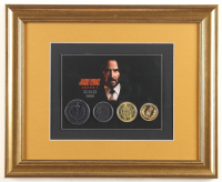 "John Wick: Chapter 4" Custom Framed Photo Display with (4) Continental Opening Night Only Coin Set at PristineAuction.com