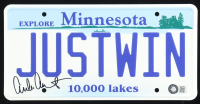 Emilio Estevez Signed "The Mighty Ducks" License Plate (Schwartz) at PristineAuction.com