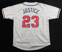 David Justice Signed Jersey (Beckett) at PristineAuction.com