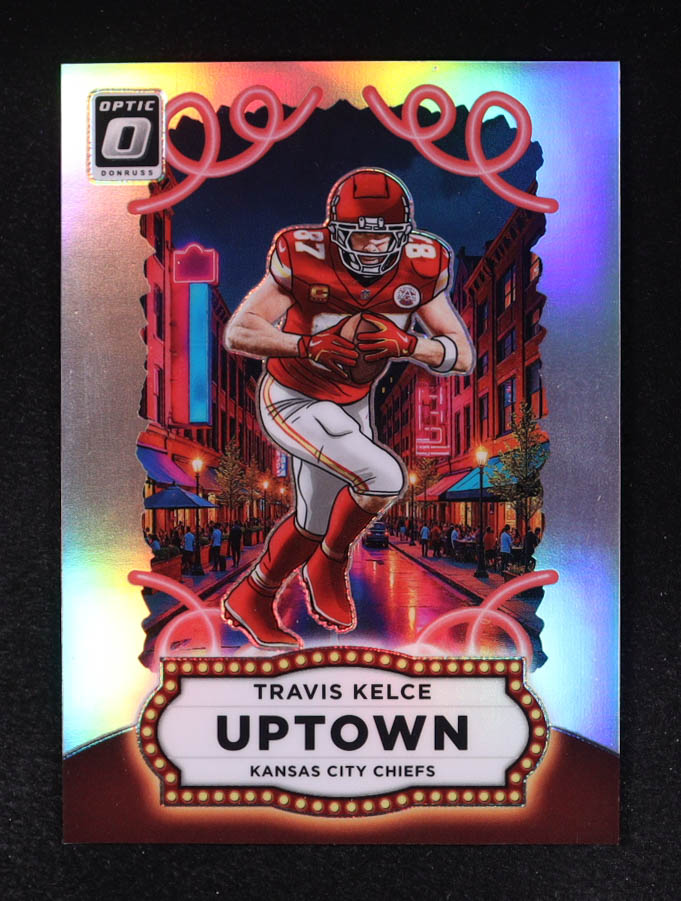 Travis Kelce 2025 Donruss Optic Uptown #22 at PristineAuction.com Travis Kelce 2025 Donruss Optic Uptown #22 at PristineAuction.com