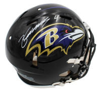 Zay Flowers Signed Ravens Full-Size Authentic On-Field Speed Helmet (Beckett) at PristineAuction.com