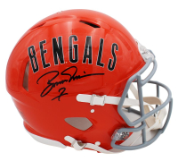 Boomer Esiason Signed Bengals Full-Size Authentic On-Field Throwback Alternate Speed Helmet (Radtke) at PristineAuction.com