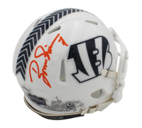 Boomer Esiason Signed Bengals Salute to Service Alternate Speed Mini Helmet (Radtke) at PristineAuction.com