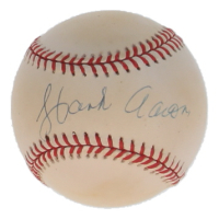 Hank Aaron Signed ONL Baseball (PSA) at PristineAuction.com