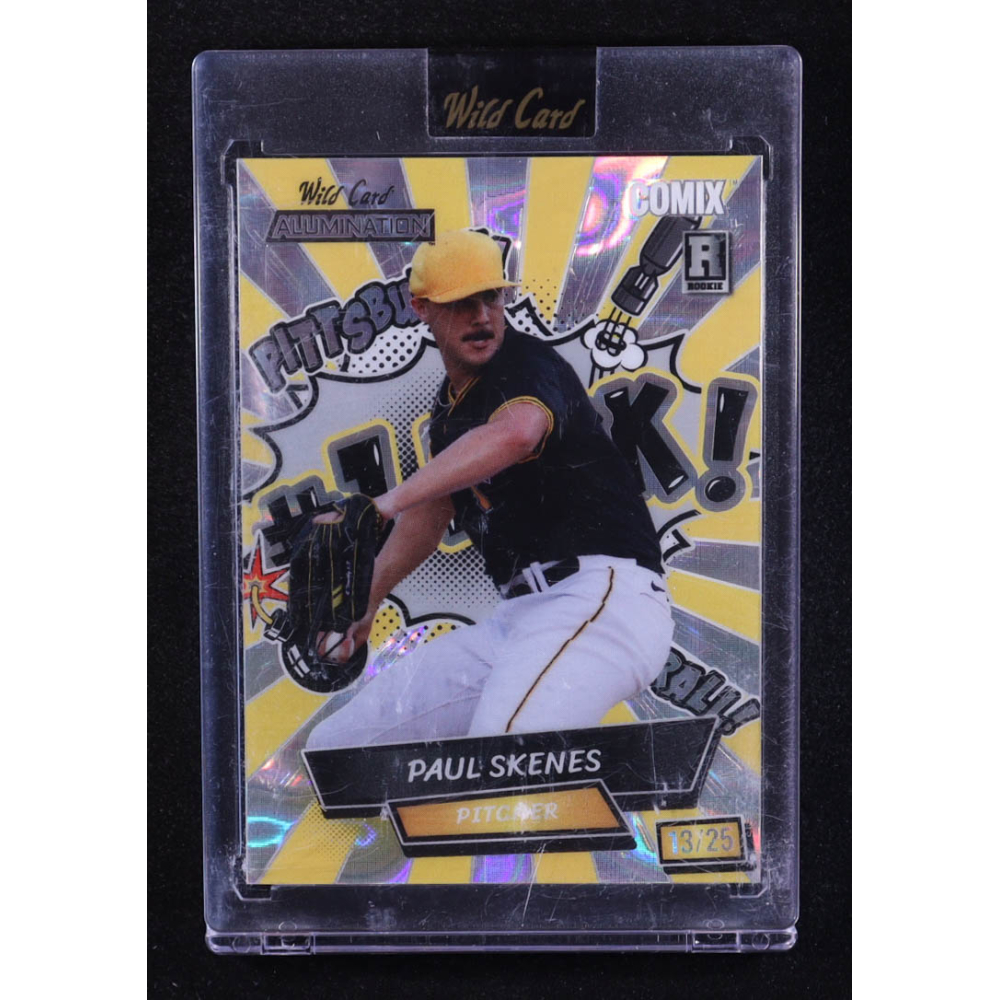 Paul Skenes 2024 Wild Card Alumination Comix #1 Pick Lava #PS2 #13/25 RC at PristineAuction.com