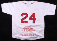 Manny Ramirez Signed Career Highlight Stat Jersey (JSA) at PristineAuction.com