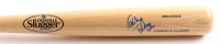 Carlos Baerga Signed Louisville Slugger Baseball Bat Inscribed "3x All Star" (Schwartz) at PristineAuction.com
