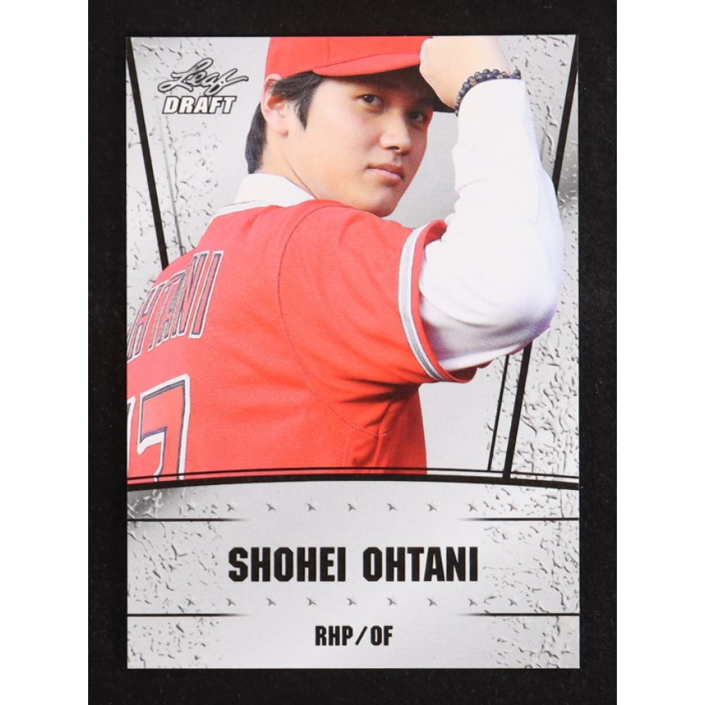 Shohei Ohtani 2018 Leaf Draft Silver #DS-01 RC at PristineAuction.com